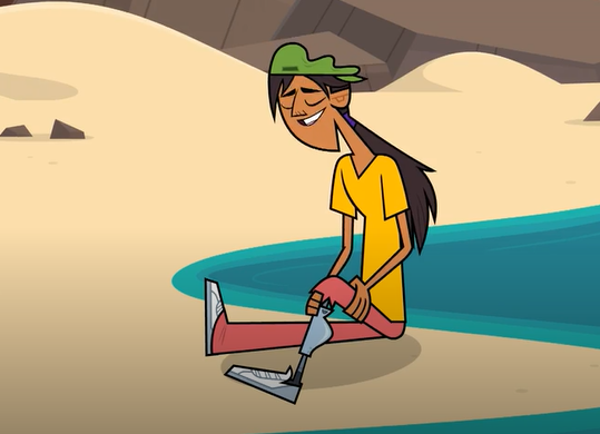 Zee putting his prosthesis leg back on like it’s no big deal in S7:E2